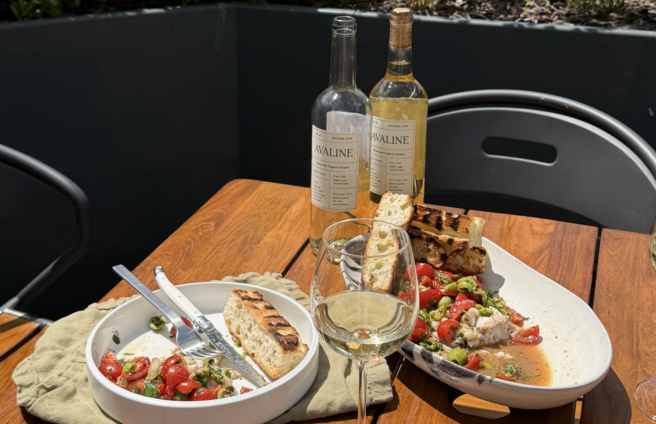 Grilled Red Snapper with Tomato, Olive & Herb Salad