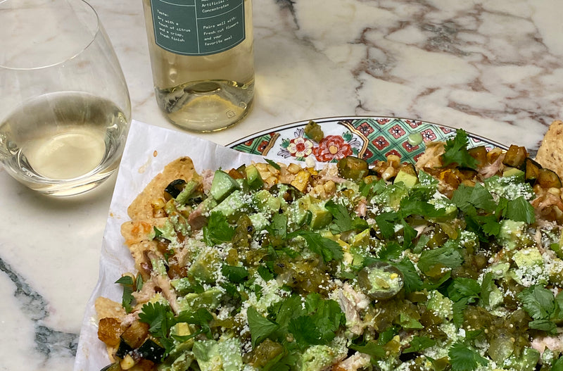 Cameron's Rotisserie Chicken Nachos with Organic Veg