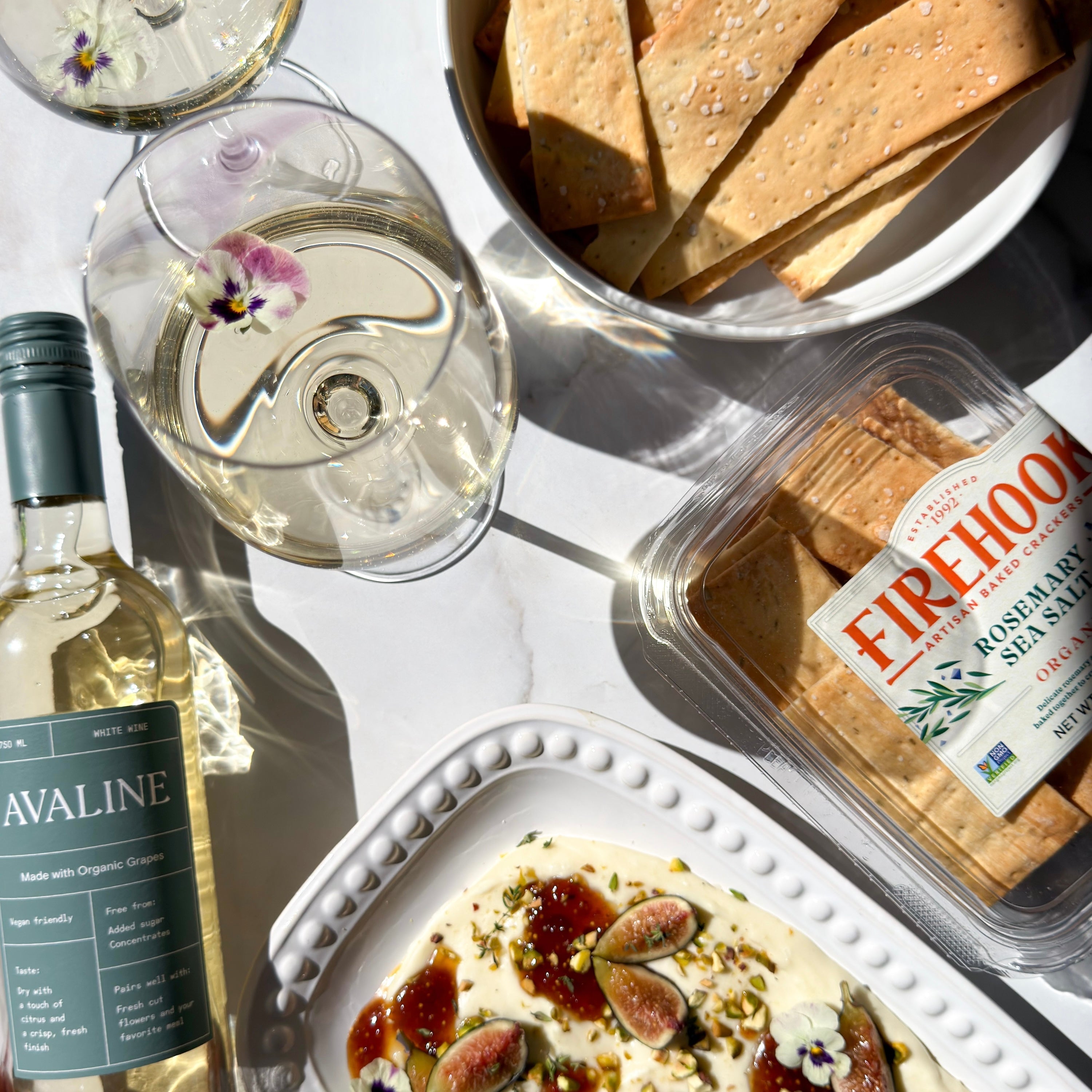 Whipped Brie Dip with Fig Jam and Pistachios